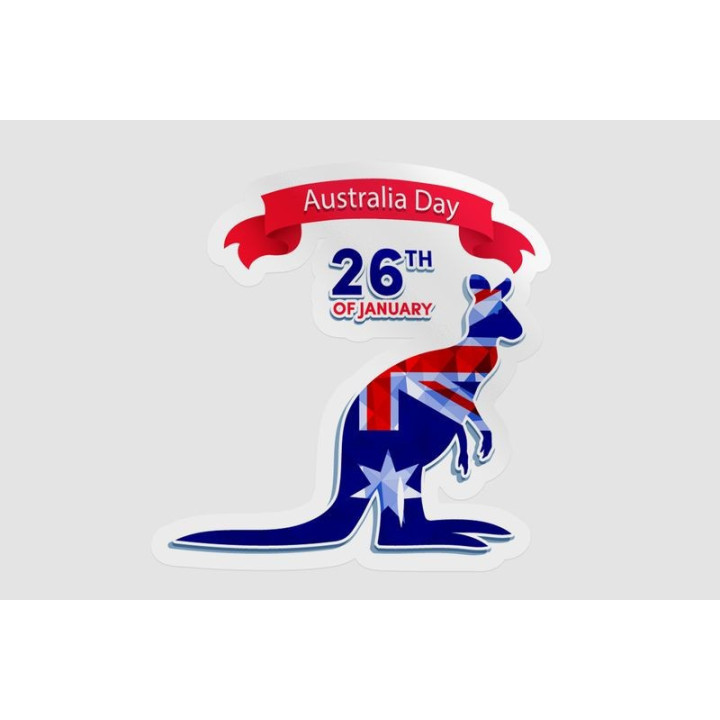 Happy Australia Day Style 288 Sticker - DecalsHouse