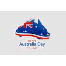 Happy Australia Day Style 30 Sticker - DecalsHouse