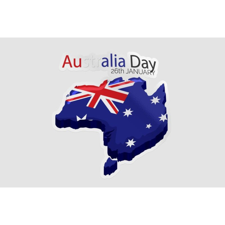 Happy Australia Day Style 304 Sticker - DecalsHouse