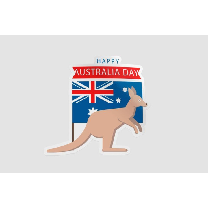 Happy Australia Day Style 306 Sticker - DecalsHouse