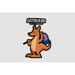 Happy Australia Day Style 31 Sticker - DecalsHouse