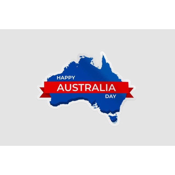 Happy Australia Day Style 39 Sticker - DecalsHouse