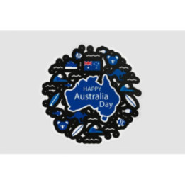 Happy Australia Day Style 40 Sticker - DecalsHouse