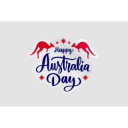 Happy Australia Day Style 5 Sticker - DecalsHouse
