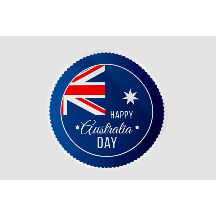 Happy Australia Day Style 52 Sticker - DecalsHouse