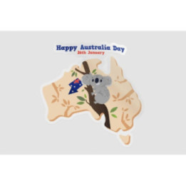 Happy Australia Day Style 65 Sticker - DecalsHouse