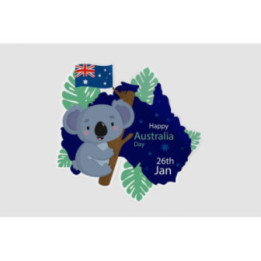 Happy Australia Day Style 66 Sticker - DecalsHouse