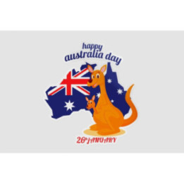 Happy Australia Day Style 70 Sticker - DecalsHouse