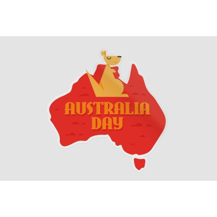 Happy Australia Day Style 72 Sticker - DecalsHouse