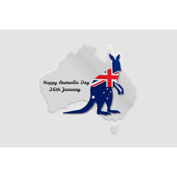 Happy Australia Day Style 8 Sticker - DecalsHouse