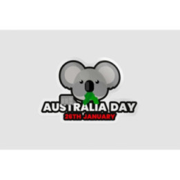 Happy Australia Day Style 84 Sticker - DecalsHouse
