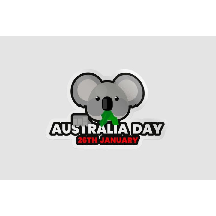 Happy Australia Day Style 84 Sticker - DecalsHouse