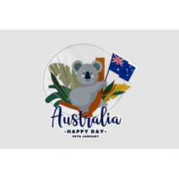 Happy Australia Day Style 85 Sticker - DecalsHouse