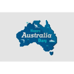 Happy Australia Day Style 92 Sticker - DecalsHouse
