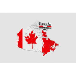 Happy Canada Day Style 21 Sticker - DecalsHouse