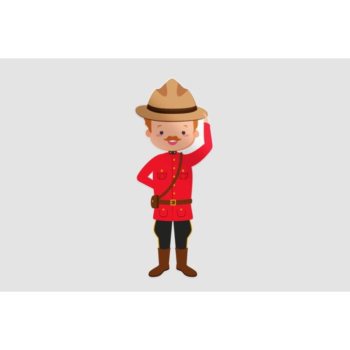 Happy Canada Day Style 35 Sticker - DecalsHouse