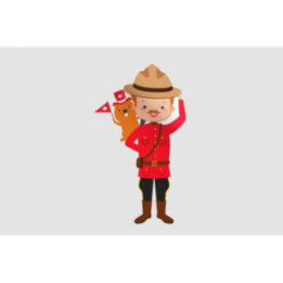 Happy Canada Day Style 41 Sticker - DecalsHouse