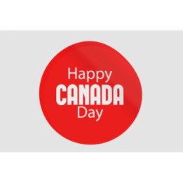 Happy Canada Day Style 49 Sticker - DecalsHouse