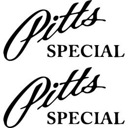 Pitts Special Stickers – S-1 S-2 Aerobatics Biplane Decals (2-Pack)