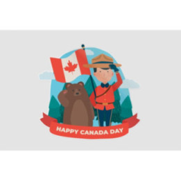 Happy Canada Day Style 51 Sticker - DecalsHouse