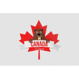 Happy Canada Day Style 52 Sticker - DecalsHouse