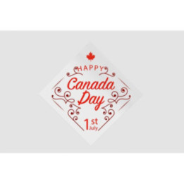 Happy Canada Day Style 54 Sticker - DecalsHouse