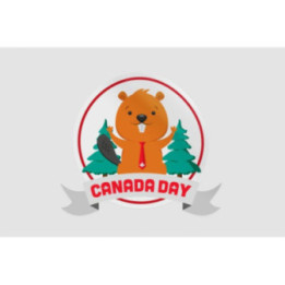 Happy Canada Day Style 61 Sticker - DecalsHouse