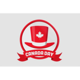 Happy Canada Day Style 63 Sticker - DecalsHouse