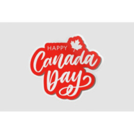 Happy Canada Day Style 68 Sticker - DecalsHouse