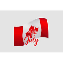 Happy Canada Day Style 81 Sticker - DecalsHouse