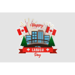 Happy Canada Day Style 87 Sticker - DecalsHouse