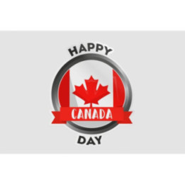 Happy Canada Day Style 88 Sticker - DecalsHouse