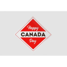 Happy Canada Day Style 89 Sticker - DecalsHouse