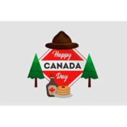 Happy Canada Day Style 92 Sticker - DecalsHouse