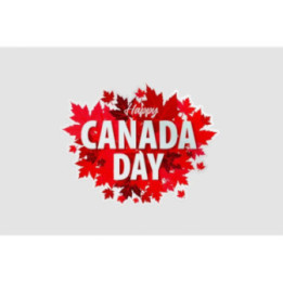 Happy Canada Day Style 94 Sticker - DecalsHouse