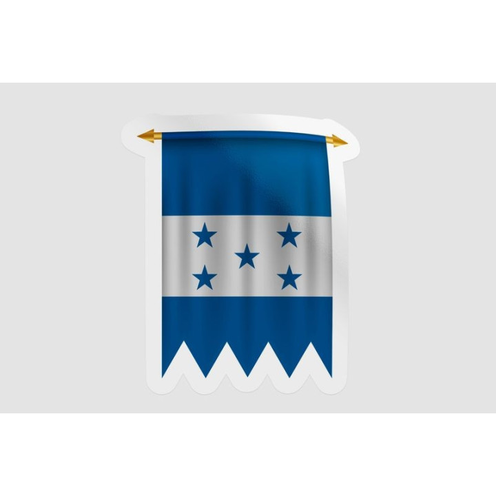 Honduras Flag Pennant - DecalsHouse