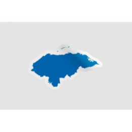 Honduras Map - DecalsHouse