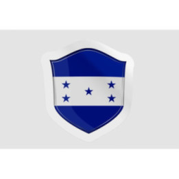 Honduras National Flag Style 5 - DecalsHouse