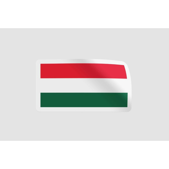 Hungary Flag Style 2 - DecalsHouse
