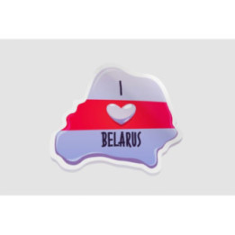 I Love Belarus Sticker - DecalsHouse