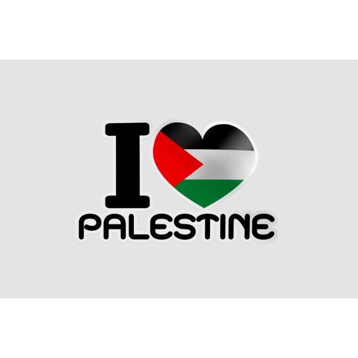 I Love Palestine Ed Sticker - DecalsHouse
