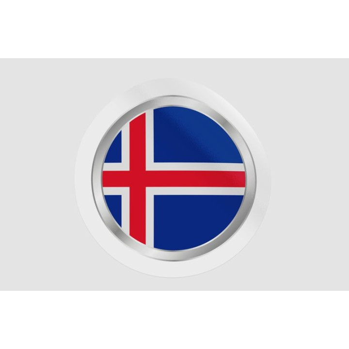 Iceland Flag Icon - DecalsHouse