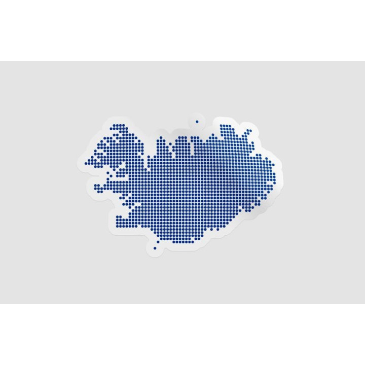 Iceland Map Dot - DecalsHouse