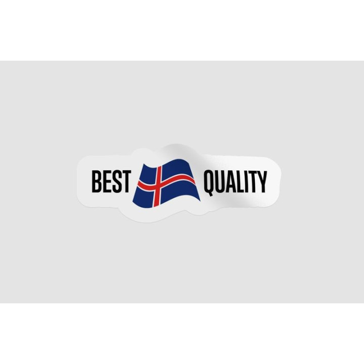 Iceland Quality Label Style 3 - DecalsHouse