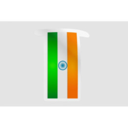 India Flag Style 3 - DecalsHouse