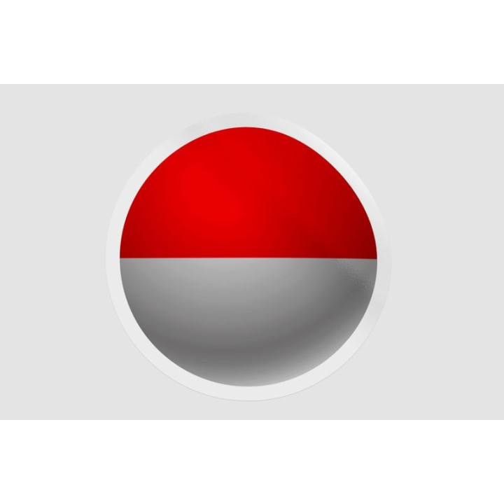 Indonesia Flag Ball - DecalsHouse