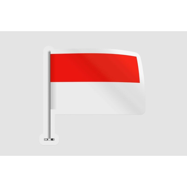 Indonesia Flag Style 3 - DecalsHouse