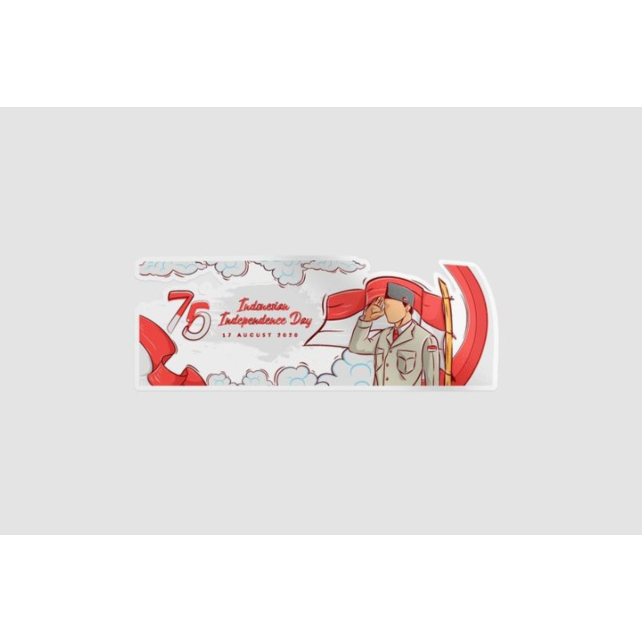 Indonesia Independence Day Style 2 - DecalsHouse