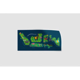 Indonesia Tourism Map - DecalsHouse