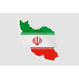 Iran Flag Map - DecalsHouse